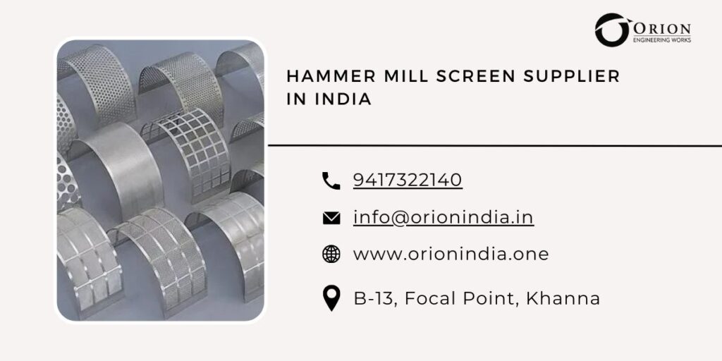 Hammer Mill Screen Supplier in India