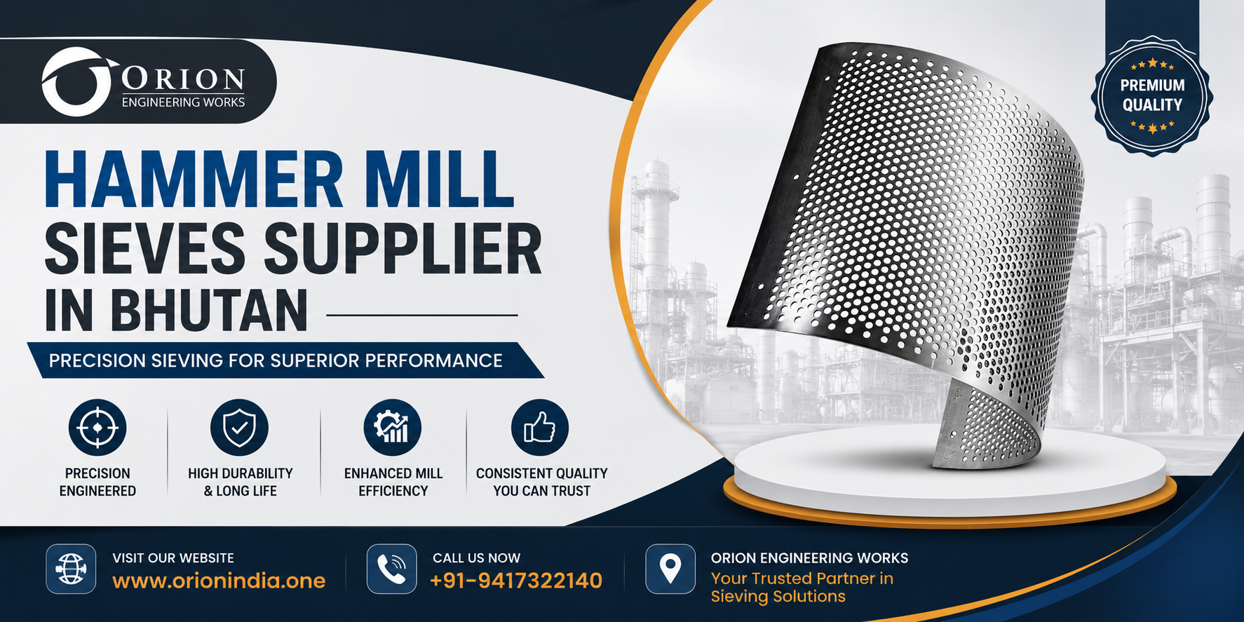 You are currently viewing Hammer Mill Sieves Supplier in Bhutan